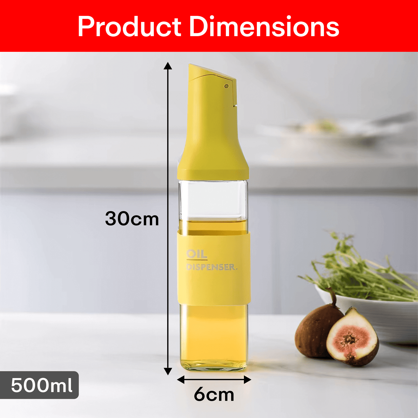 Prime Pick Oil Dispenser Set of 2 – 500ml Each