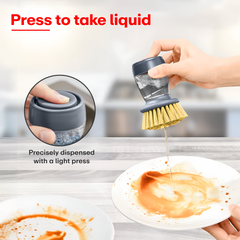 Prime Pick Soap Dispensing Palm Brush