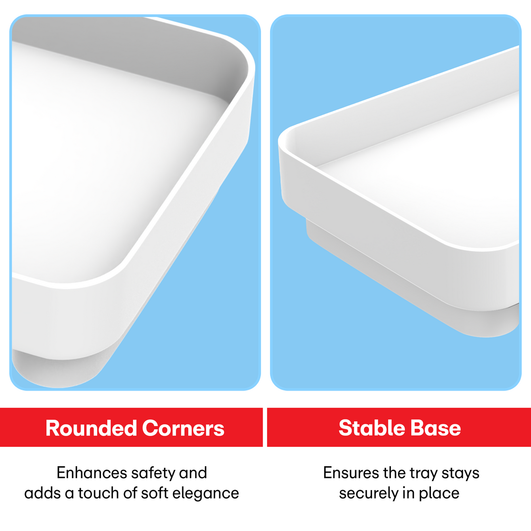 White Storage Tray