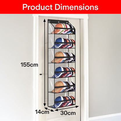 Prime Pick 6Layer Back Door Hanging Organizer Transparent