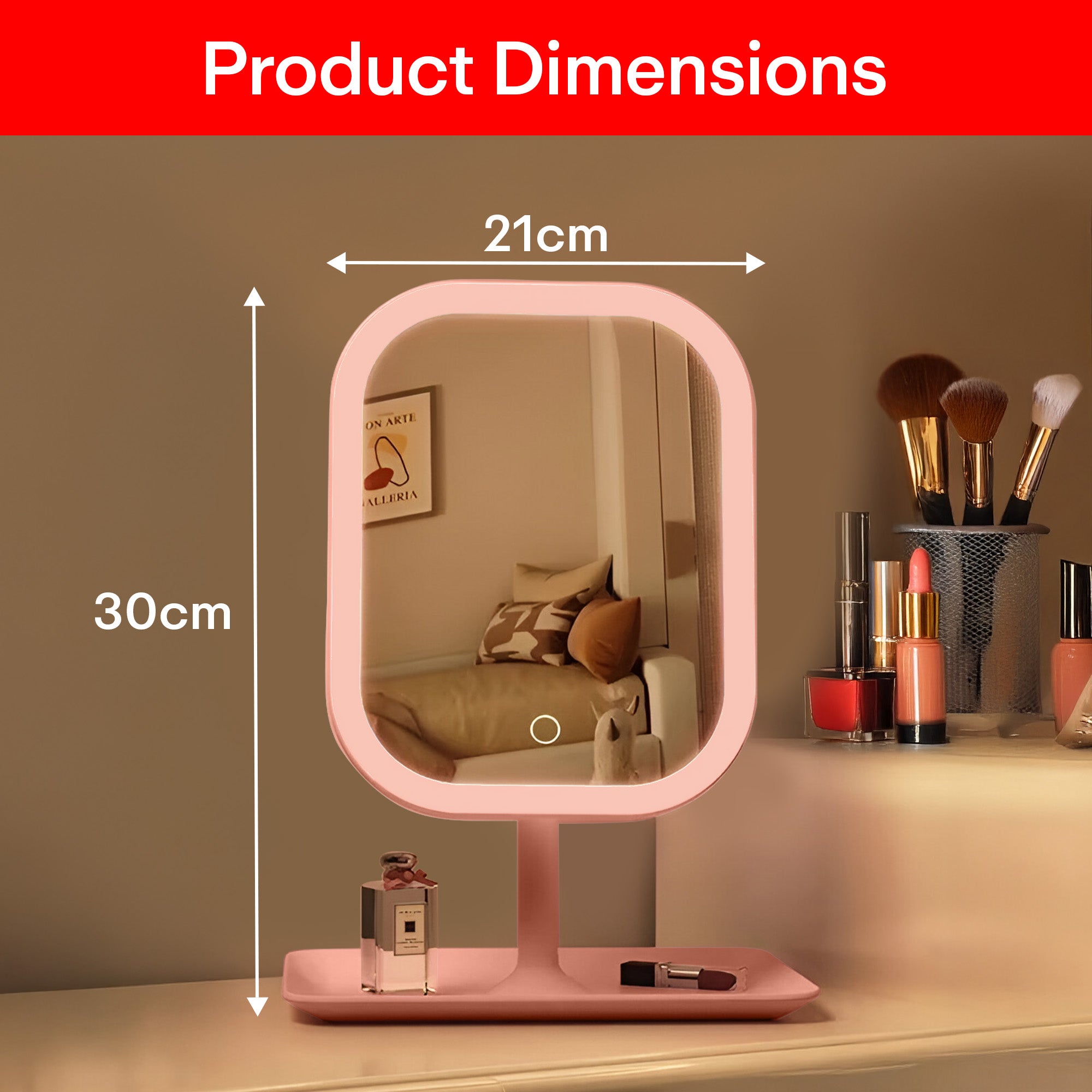 Prime Pick Non-LED Makeup Mirror