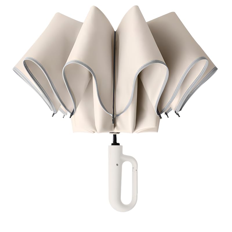 Prime Pick Compact Travel Umbrella With Reflective Strip