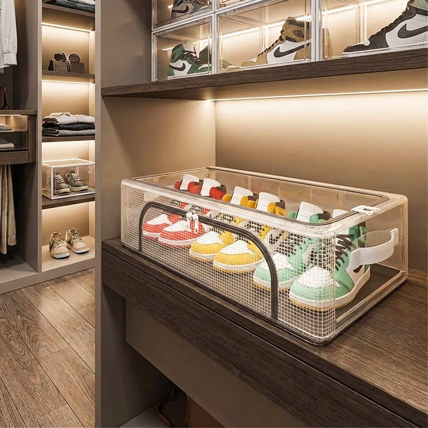 Prime Pick Shoes Storage Organizer Large