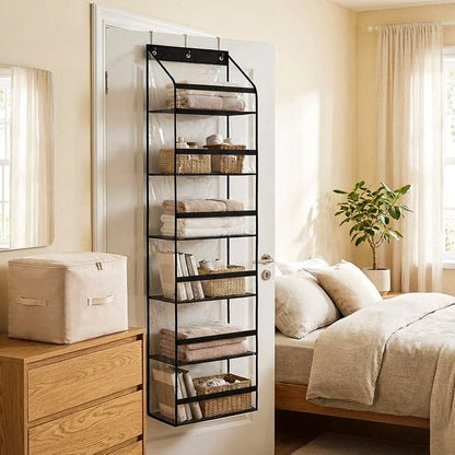 Prime Pick 6Layer Back Door Hanging Organizer Transparent