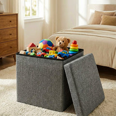 Prime Pick Hessian Storage Stool
