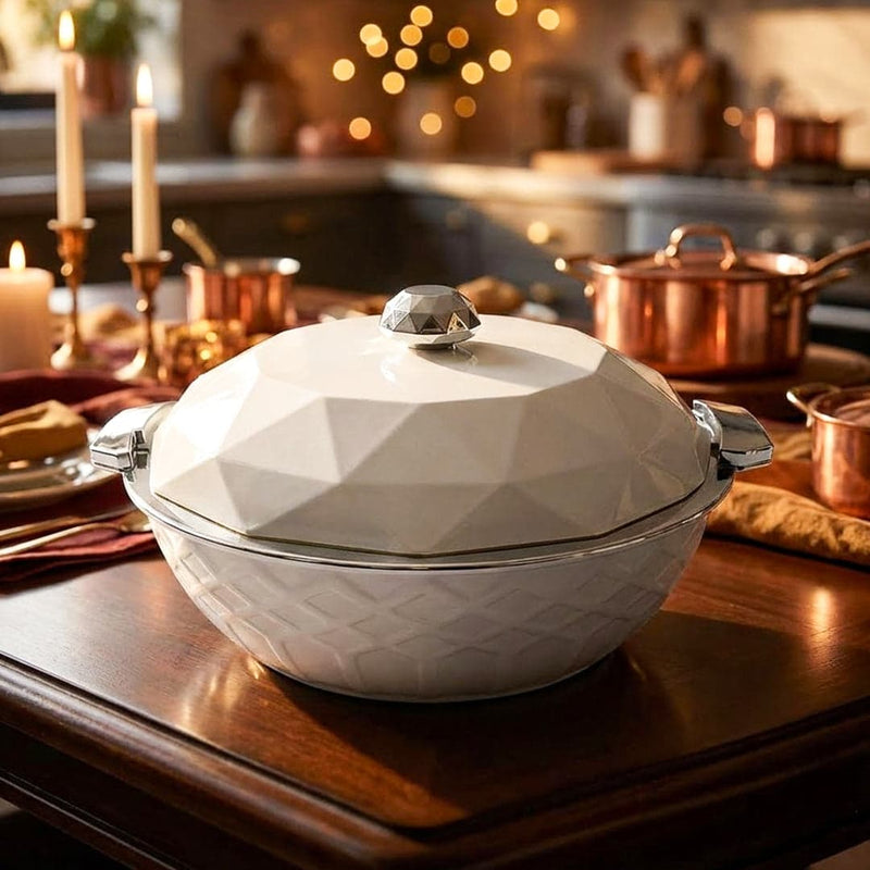 Prime Pick Elegant Diamond Casserole 5L