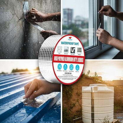 Waterproof Aluminium Rubber Tape 5M