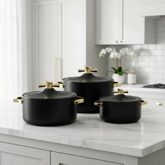 Prime Pick Luxury Casserole Set of-3  (1L + 2L + 3.5L)