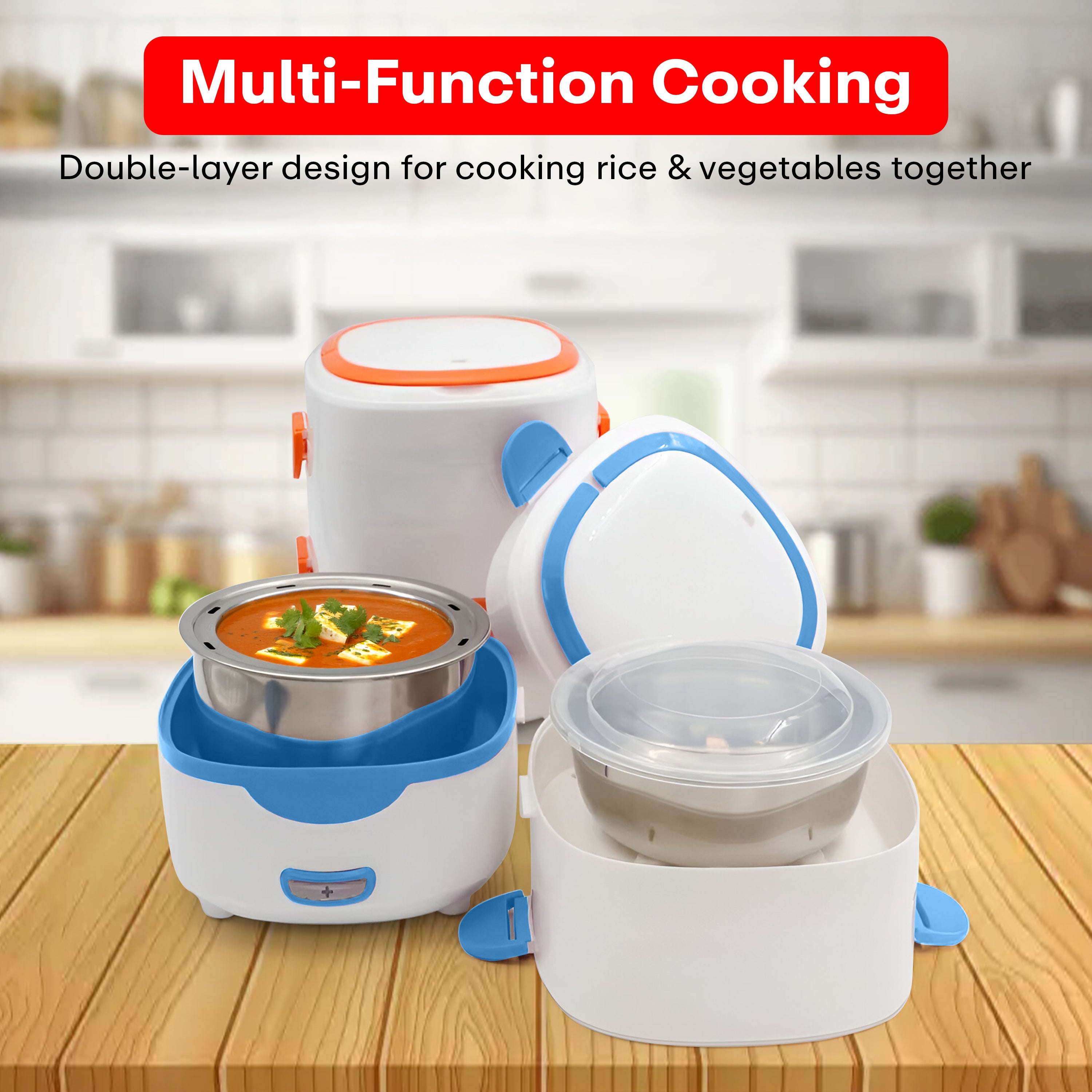 Prime Pick Electric Cooking & Heating Lunch Box