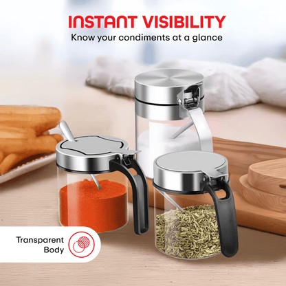 Prime Pick Glass Pickle Container