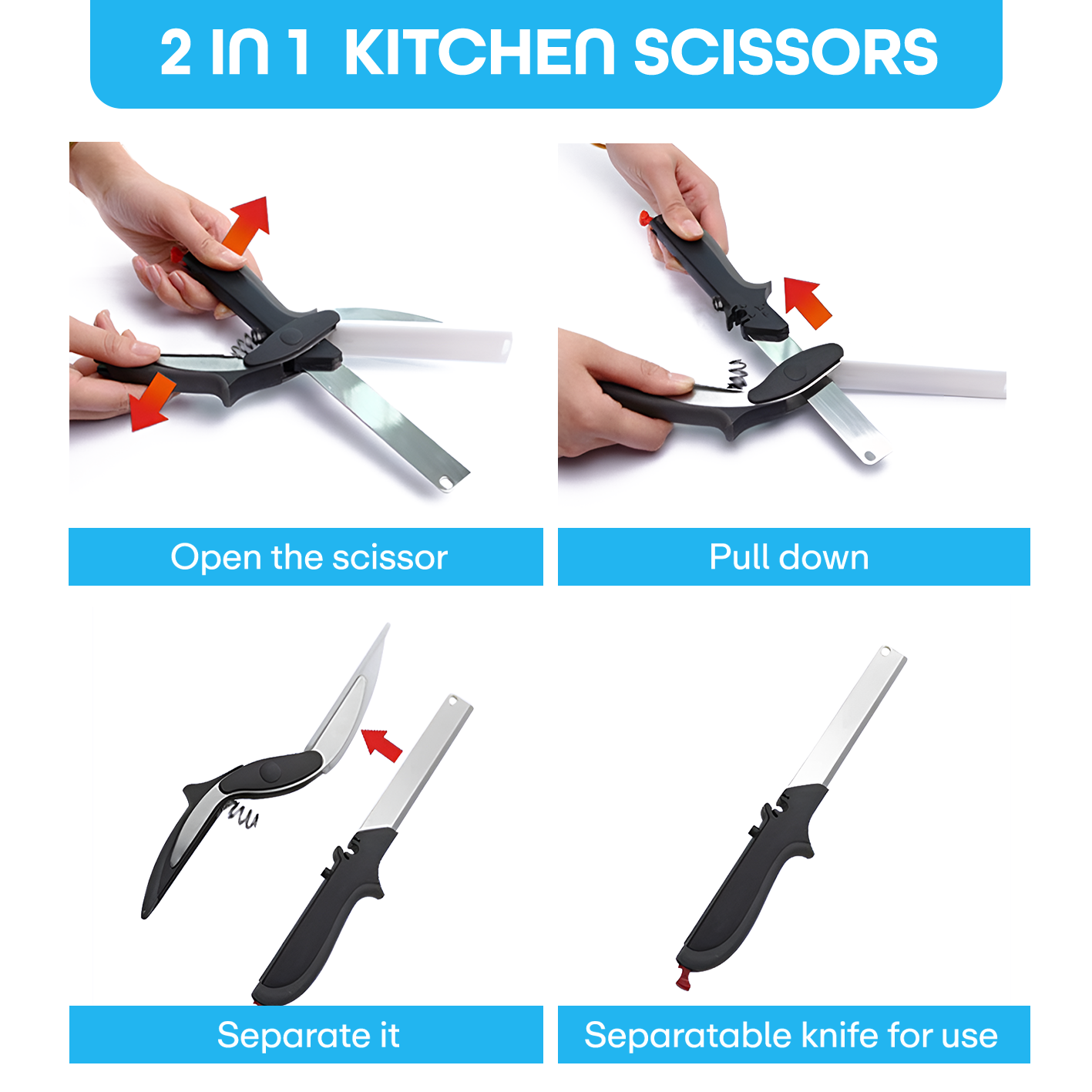 Prime Pick Food Cutter Kitchen Scissors