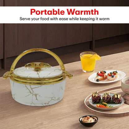Prime Pick Premium Marble Finish Casserole Set of-3 (1.5L+2L+2.5L)