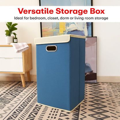 Prime Pick CollaPSible Laundry Hamper With Lid