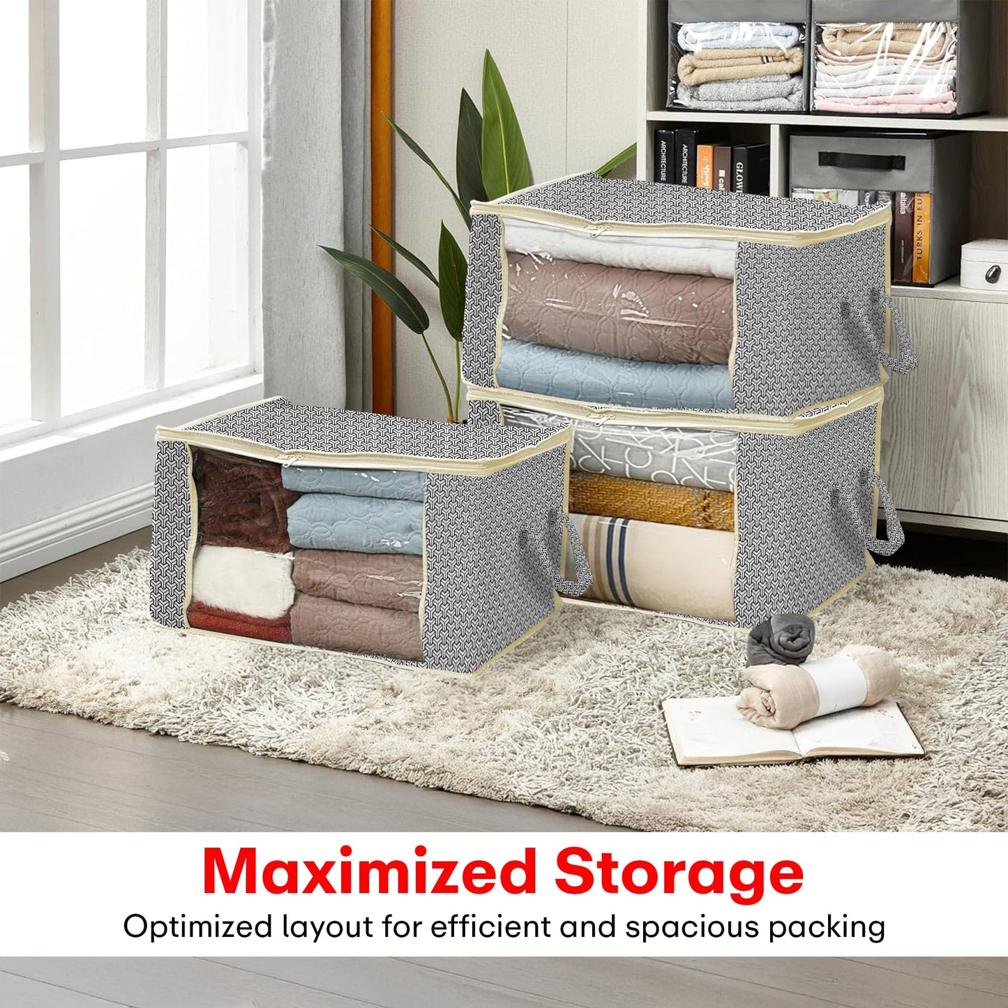 Prime Pick Lock Pattern Cloth Orgainzer Large