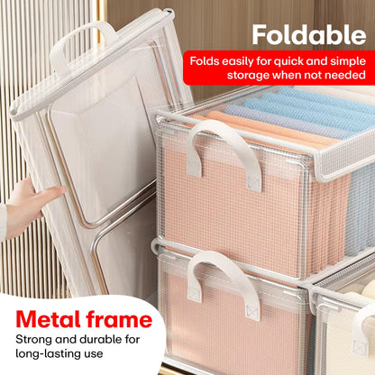 Prime Pick Storage Box Zip Cloth Organizer