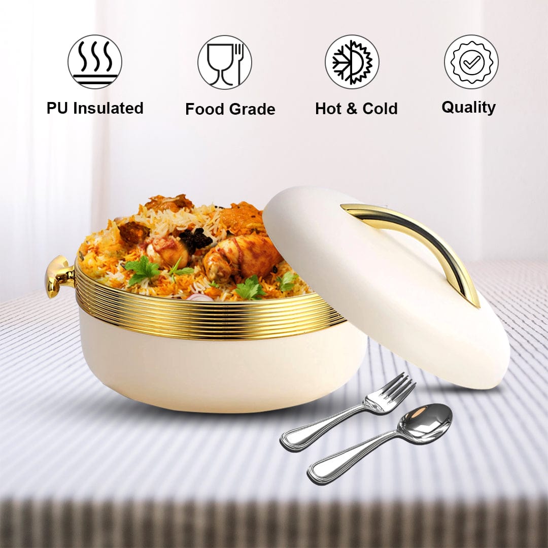 Prime Pick Elegant Matte Insulated Casserole Set of 3 (3.5L+2L+1L)