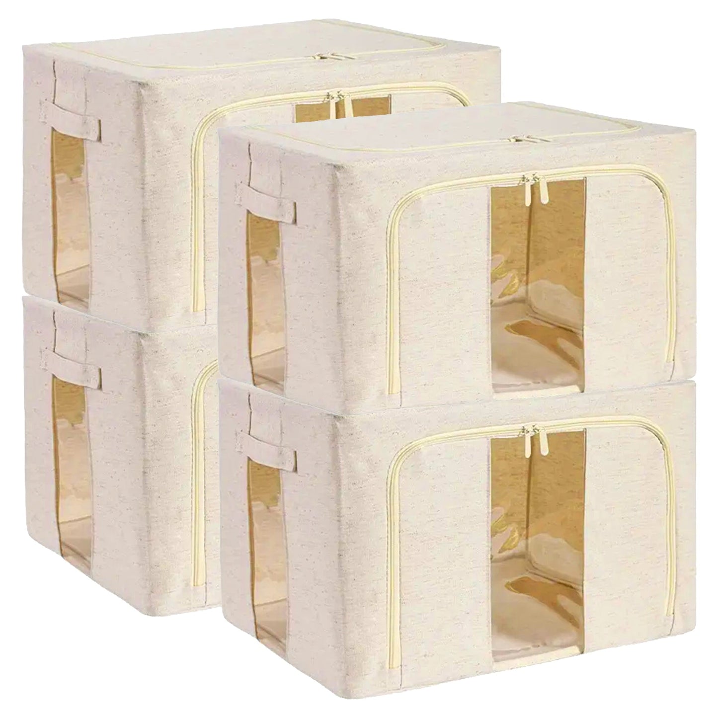Prime Pick Cotton Jute Wardrobe Cloth Organizer