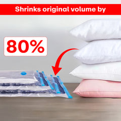 Prime Pick Vacuum Compression Storage Bags With Electric Pump Pack Of-20 5Small+5Medium+5Large+5Jumbo