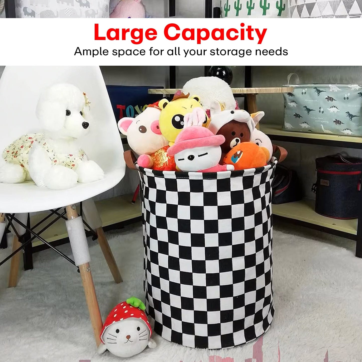 Prime Pick Cotton Foldable Laundry Bag For Cloths
