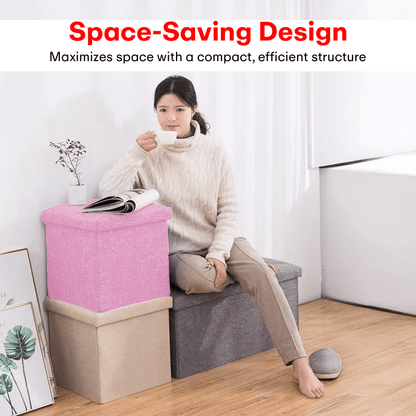 Prime Pick Hessian Storage Stool