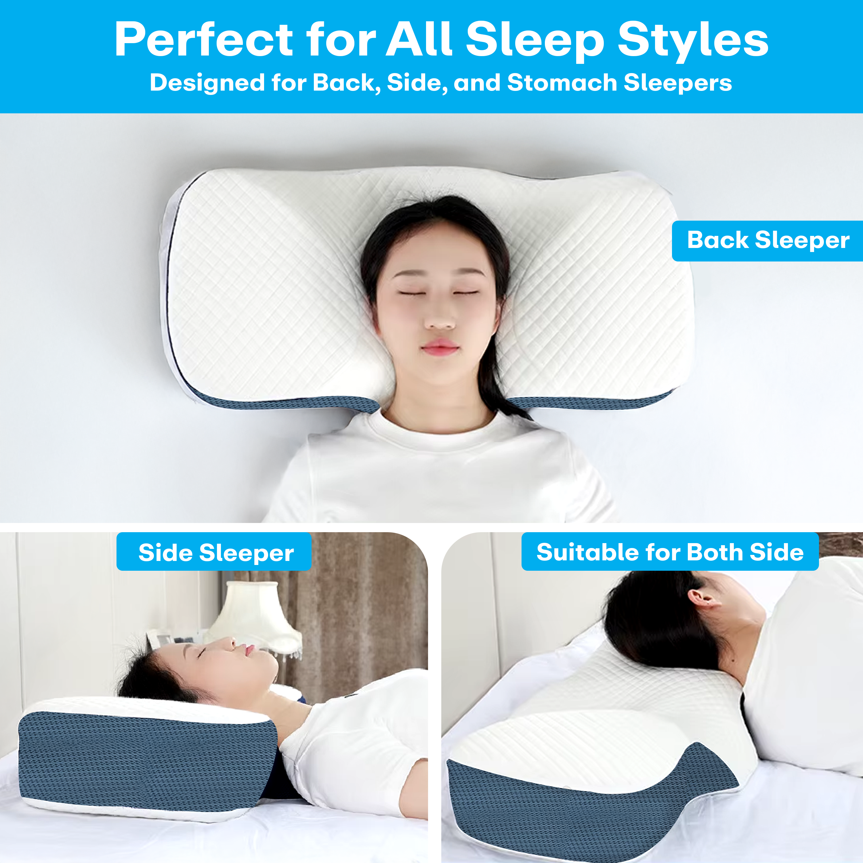 Prime Pick Memory Foam Pillows For Neck And Shoulder