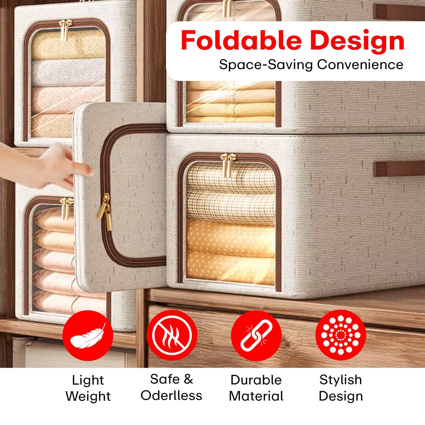 Prime Pick Cloth Organiser With Lid