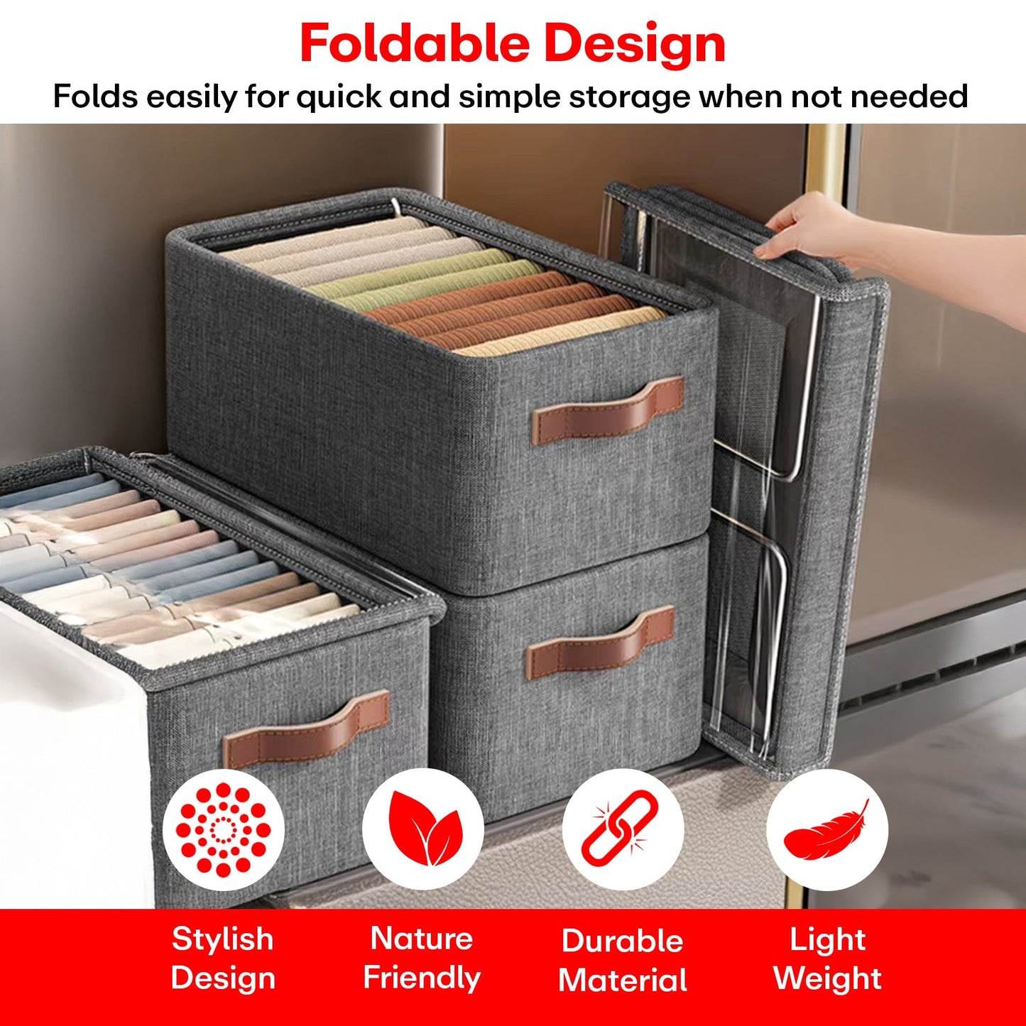Prime Pick Storage Box & Cloth Organizer