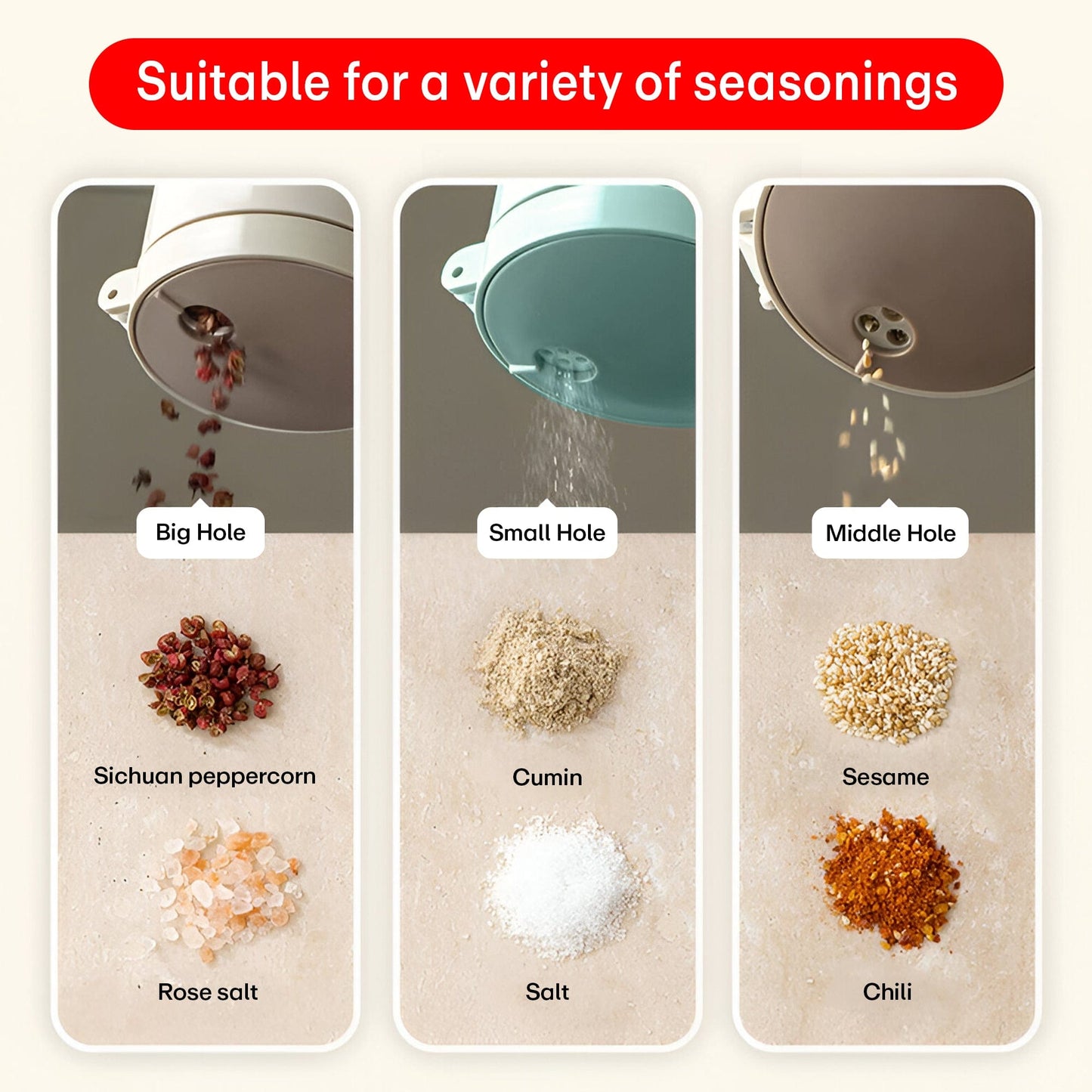 Prime Pick 300ml Sealed Spice Jar Set of 2