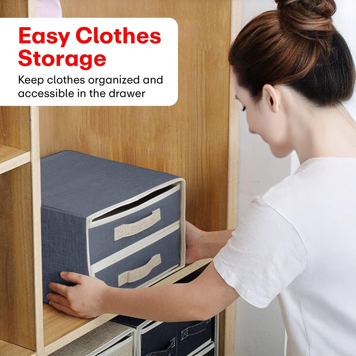 Prime Pick 2 Drawers Jumbo Storage Box