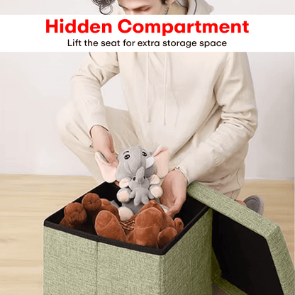 Prime Pick Hessian Storage Stool