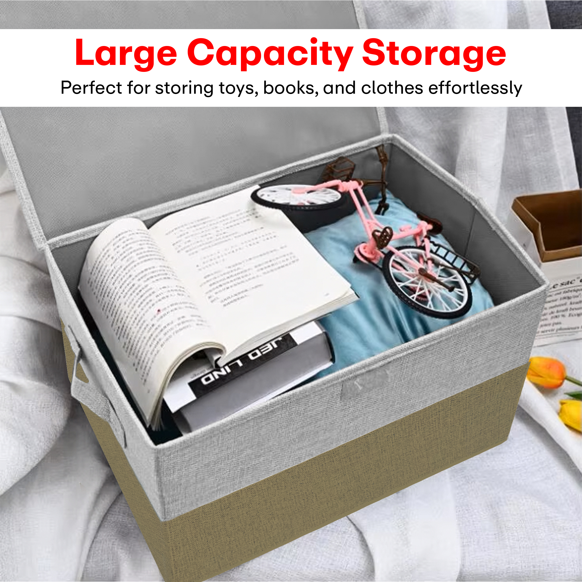 Prime Pick Line Cloth Storage Box