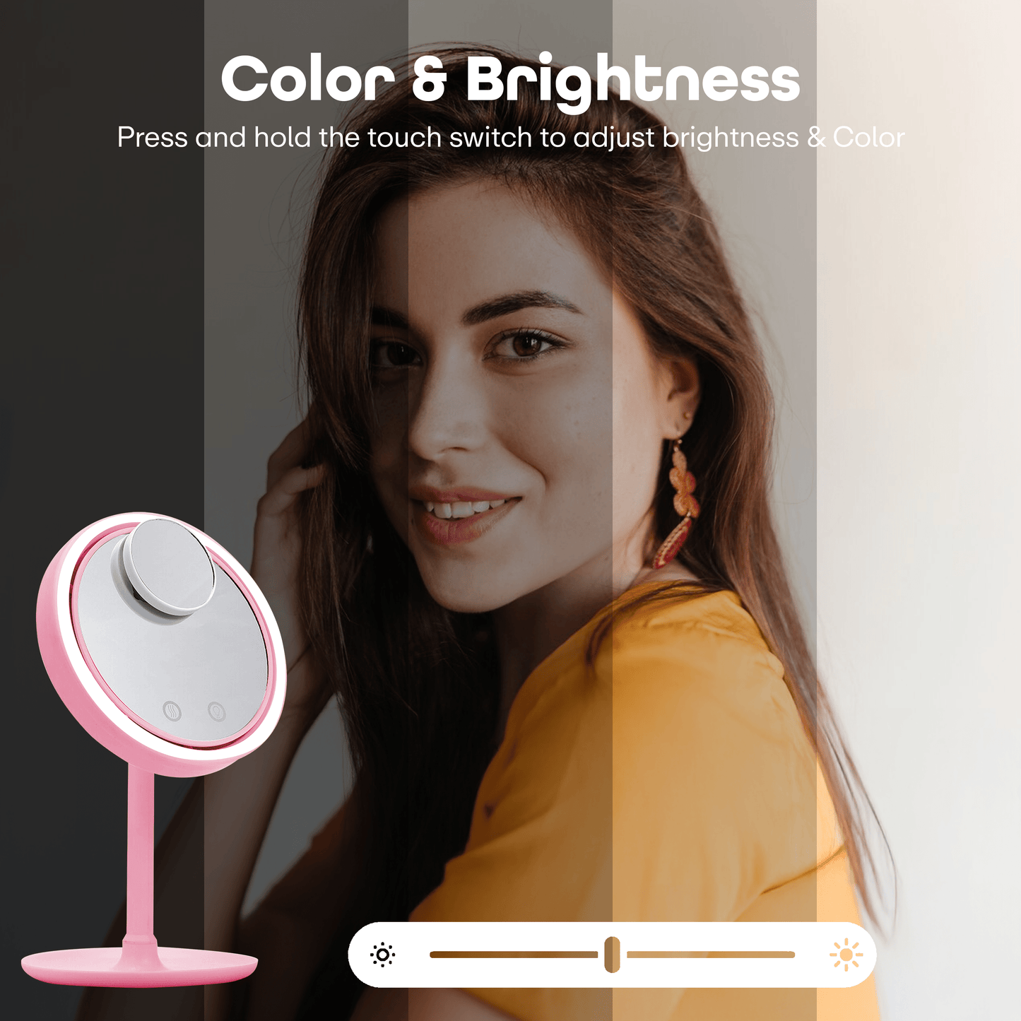 Prime Pick Led Fan Mirror