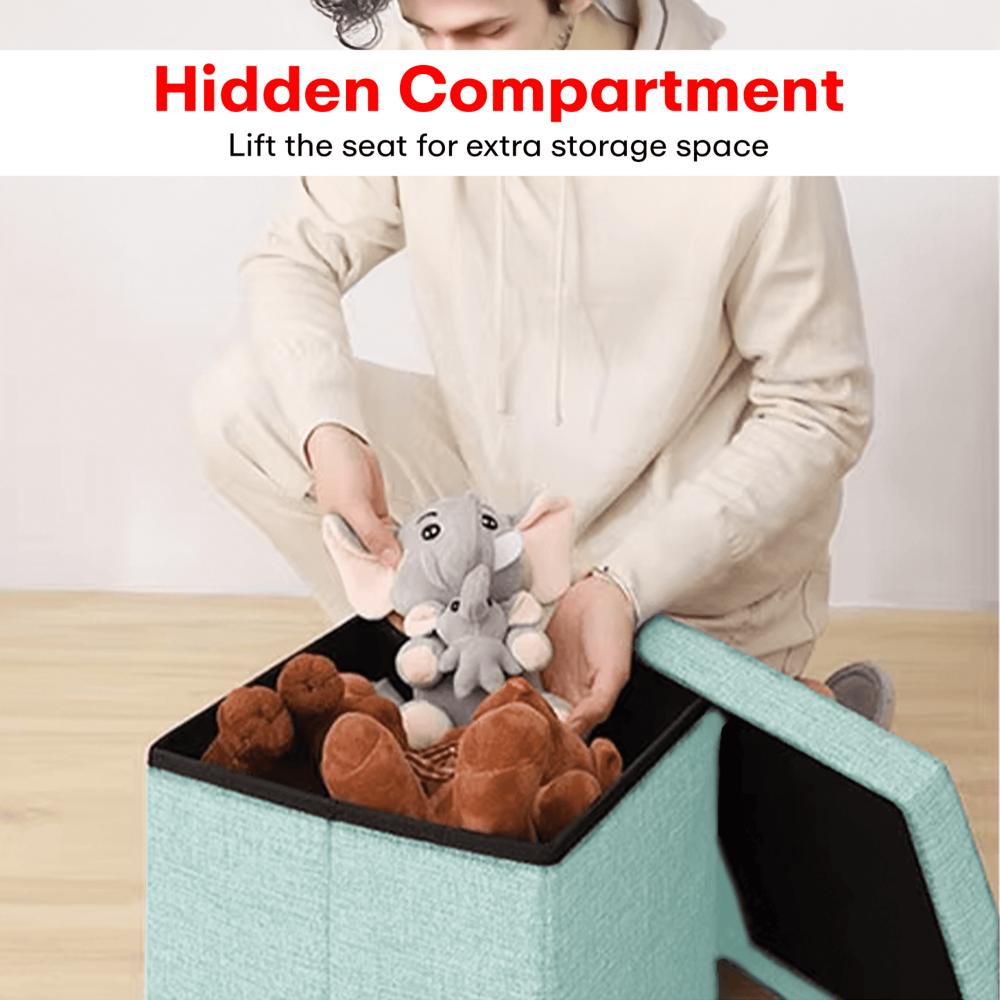 Prime Pick Hessian Storage Stool