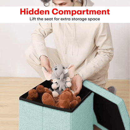Prime Pick Hessian Storage Stool