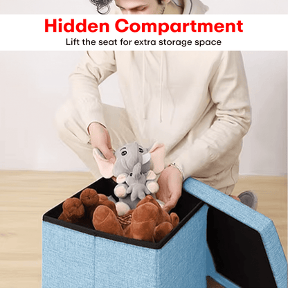 Prime Pick Hessian Storage Stool