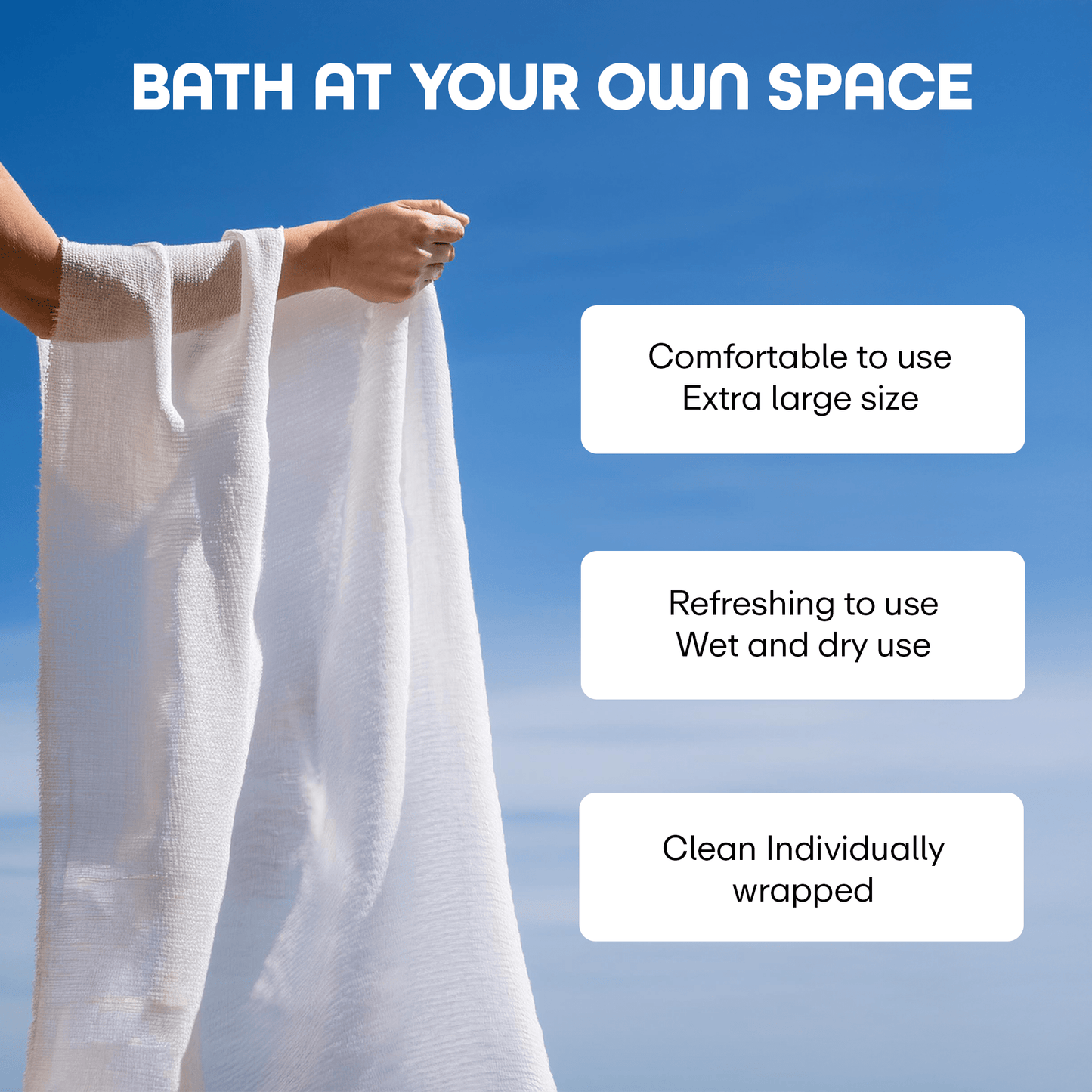 Prime Pick Disposable Shower Towel