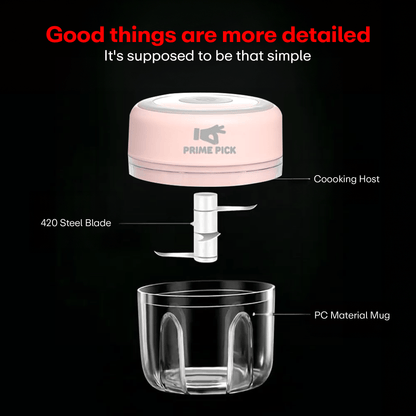 Prime Pick Rechargeable Mini Electric Chopper