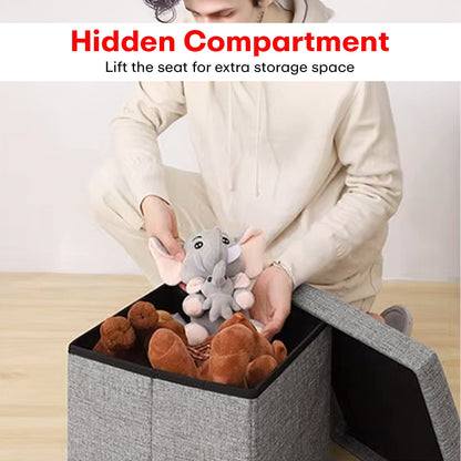 Prime Pick Hessian Storage Stool
