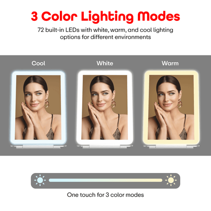 Prime Pick Led Rechargeable Travel Vanity Mirror