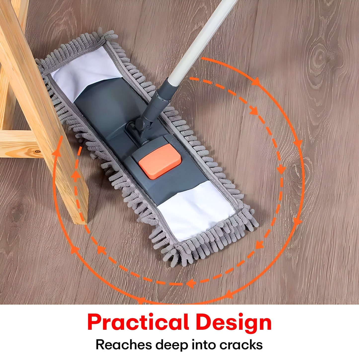 Prime Pick Flat Plastic Cotton Wet and Dry Floor Mop