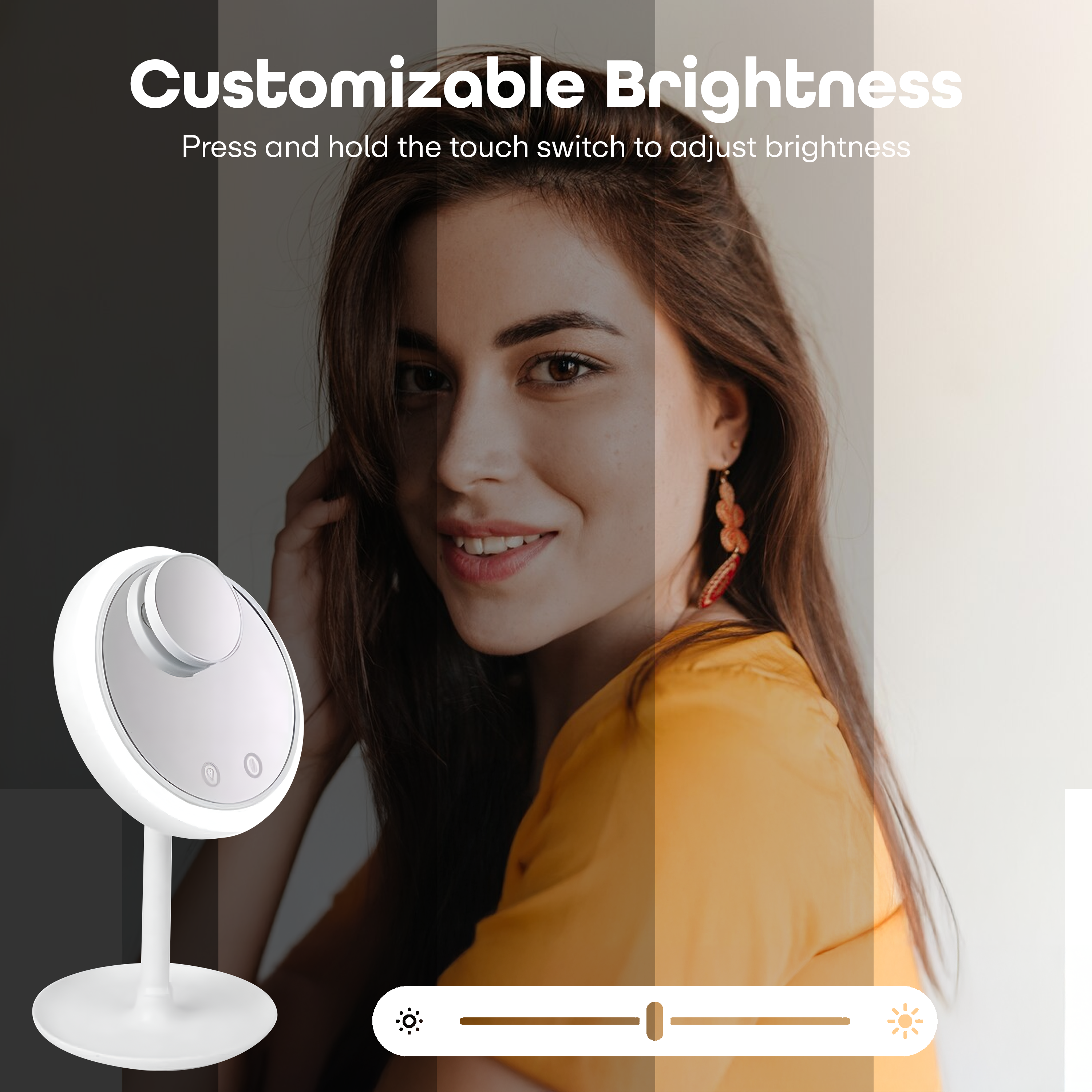 Prime Pick Led Fan Mirror