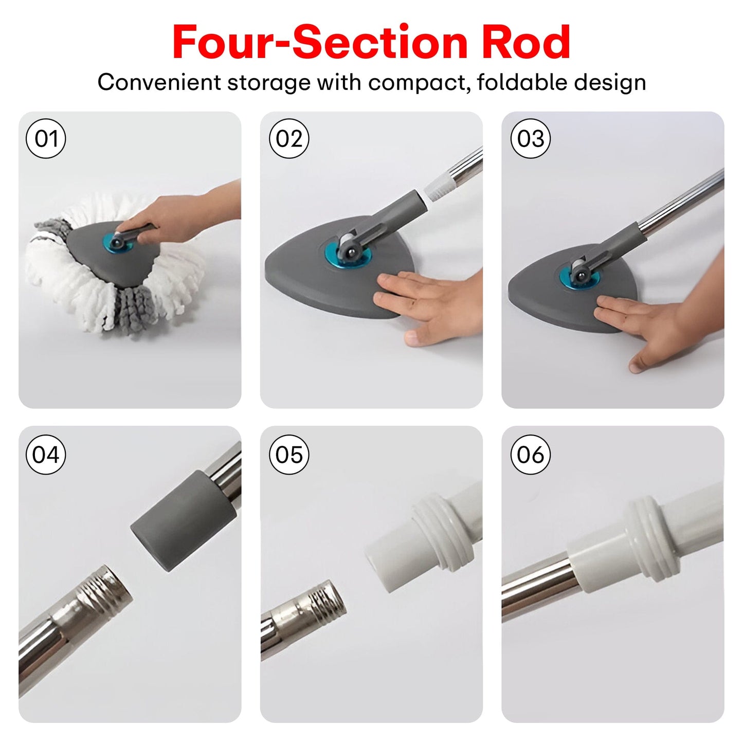 Prime Pick Twin Spin Mop With Pedal  With Triangle Mop Stand