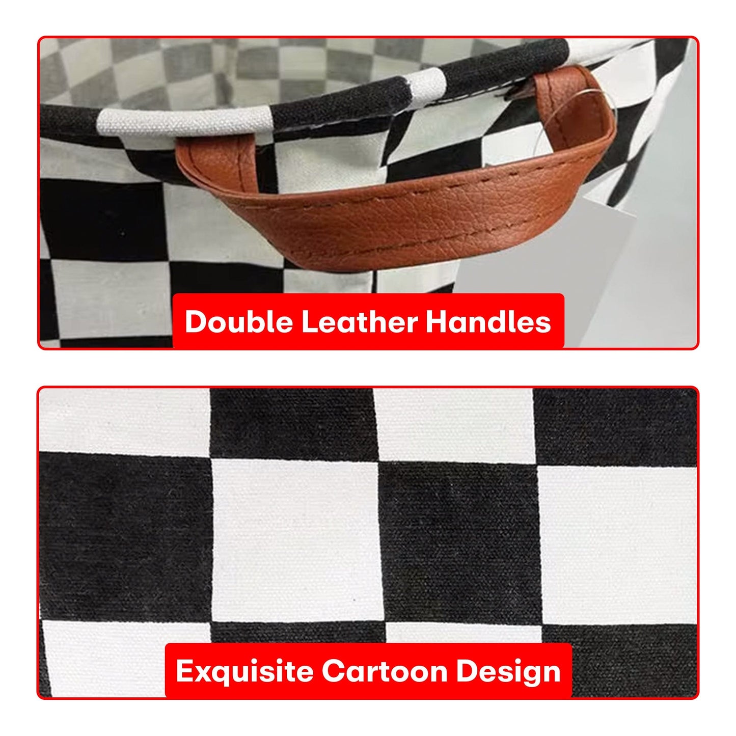 Prime Pick Cotton Foldable Laundry Bag For Cloths