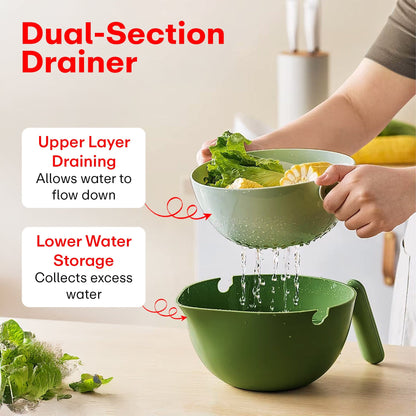 Prime Pick Vegetable/Fruit/Rice Wash Drain Basket – 2000ml