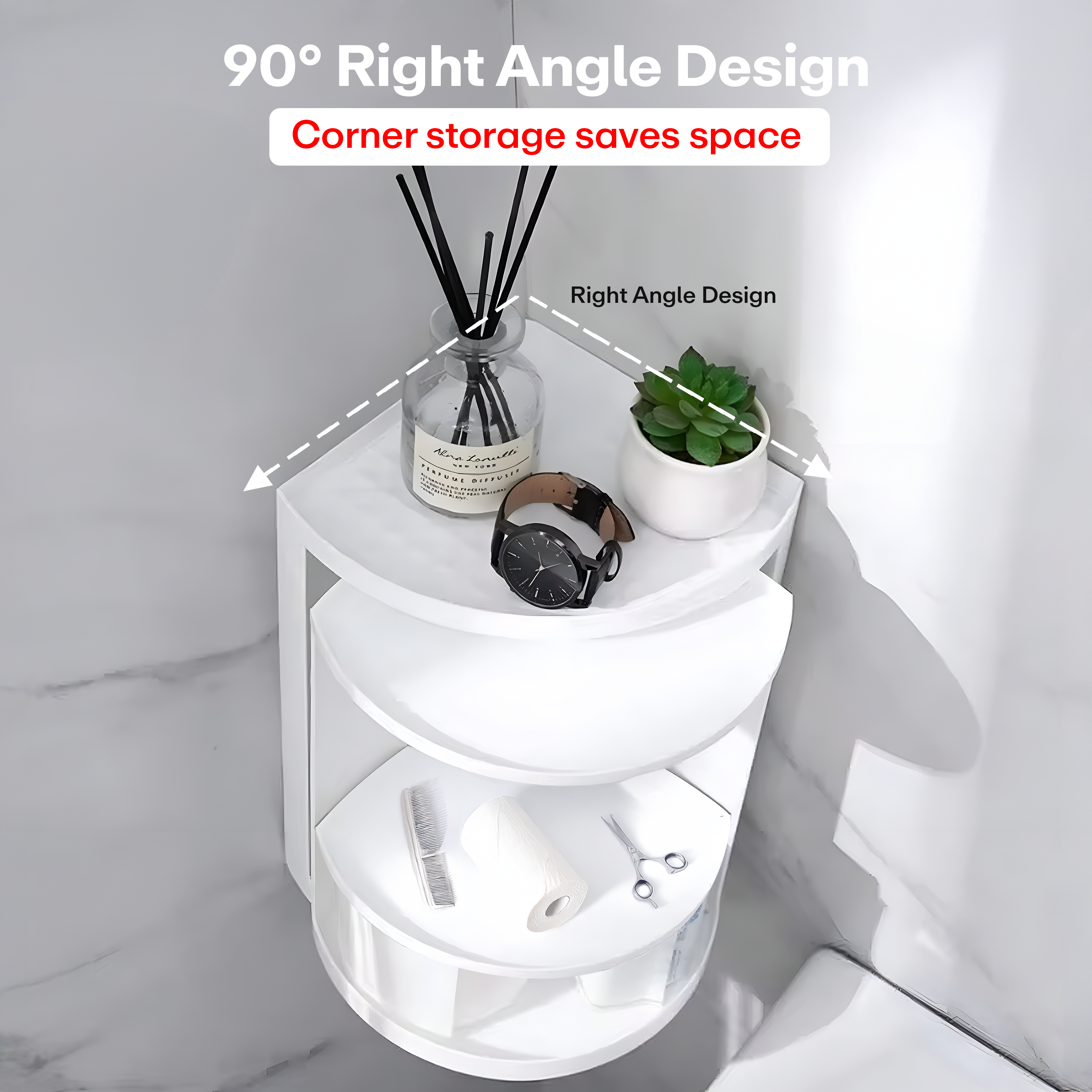 Prime Pick Bathroom Rotating  Shampoo Organizer