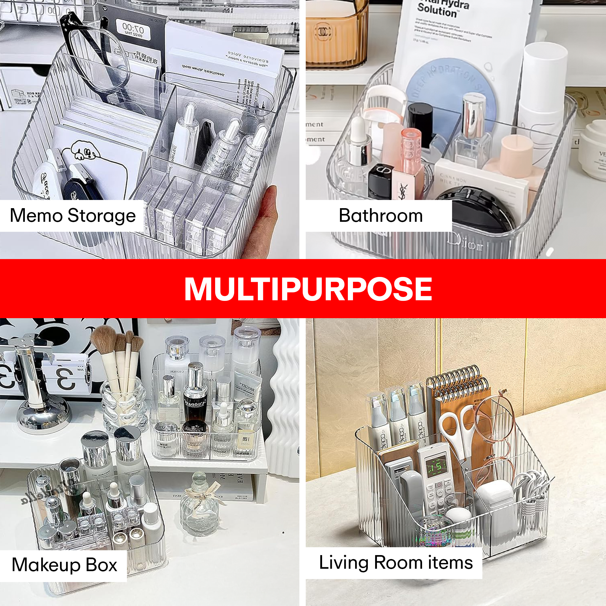 Prime Pick Double Layer Makeup/Cosmetics Organizer