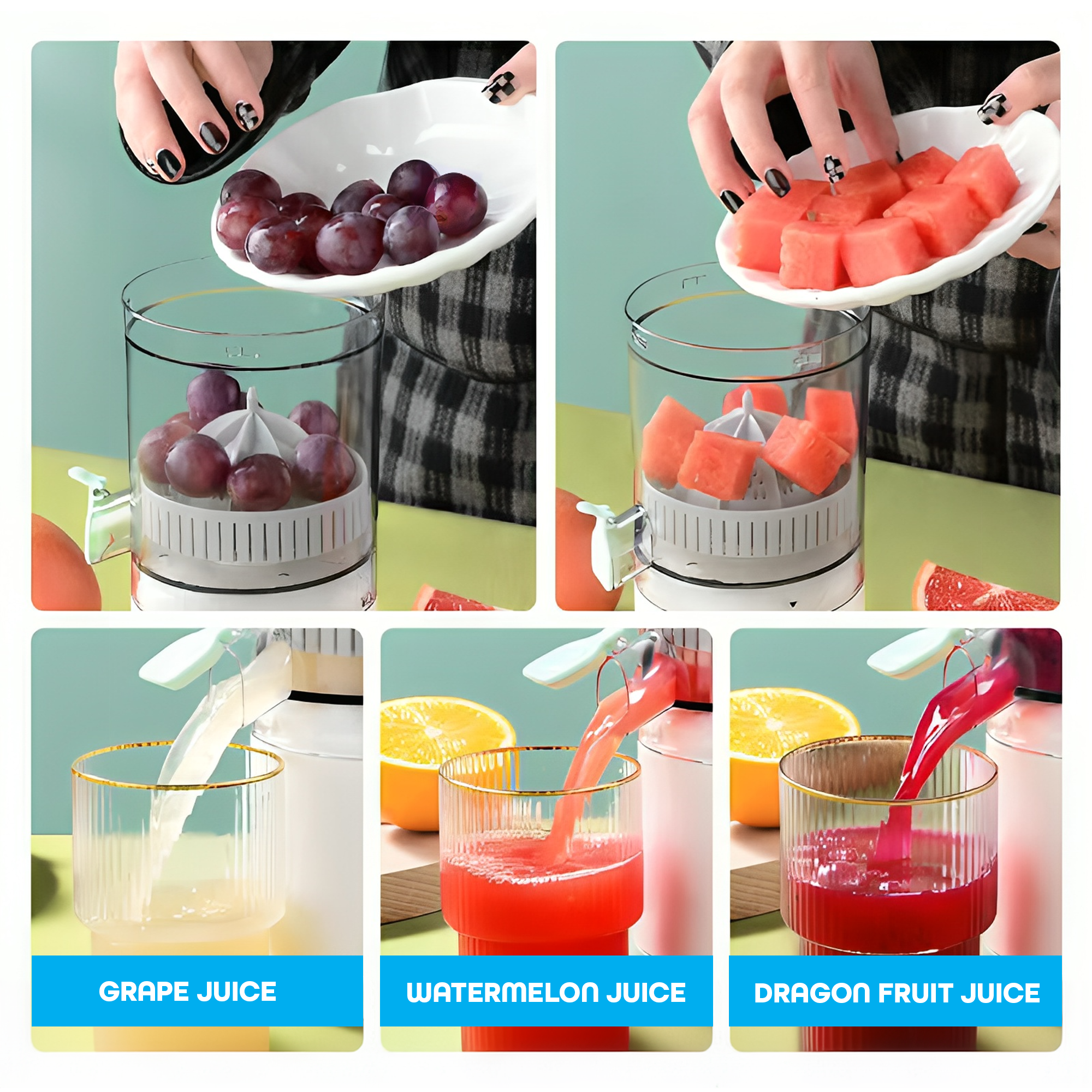 Prime Pick Rechargeable Portable Citrus Juicer