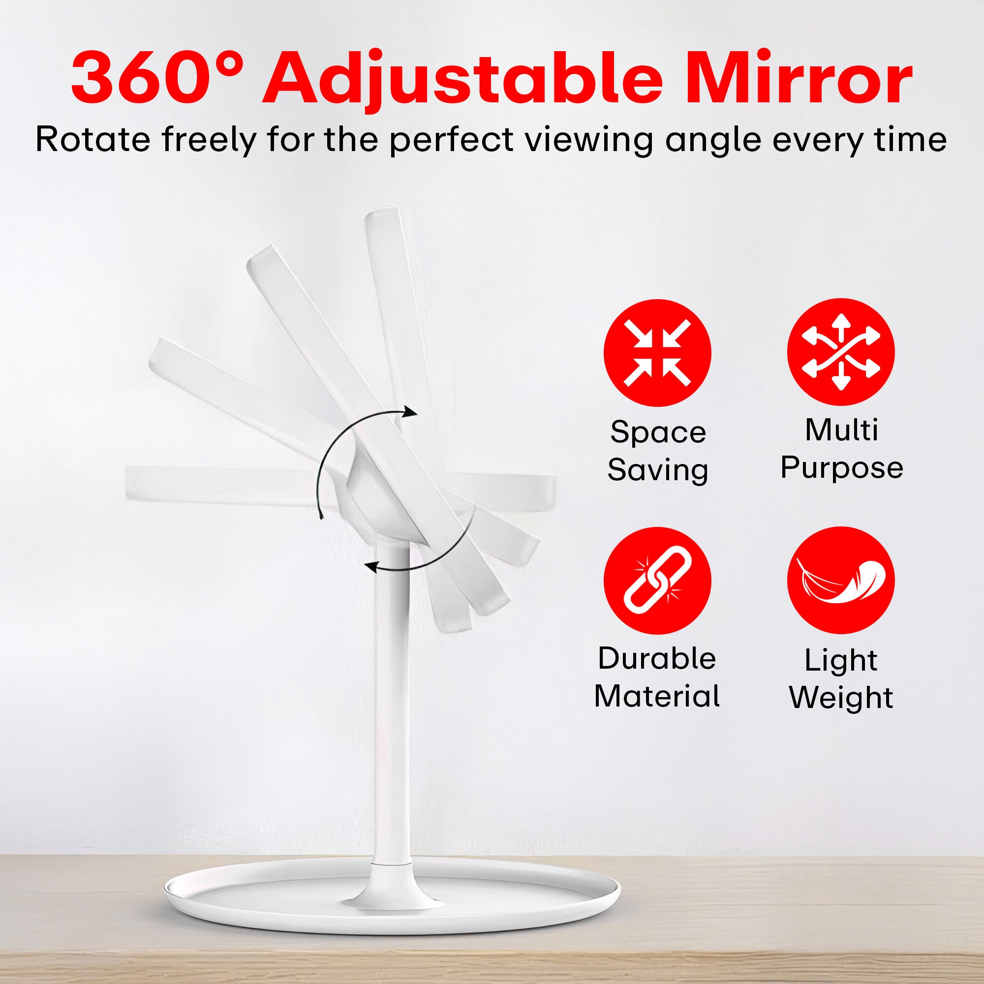 Prime Pick Non-LED Makeup Mirror