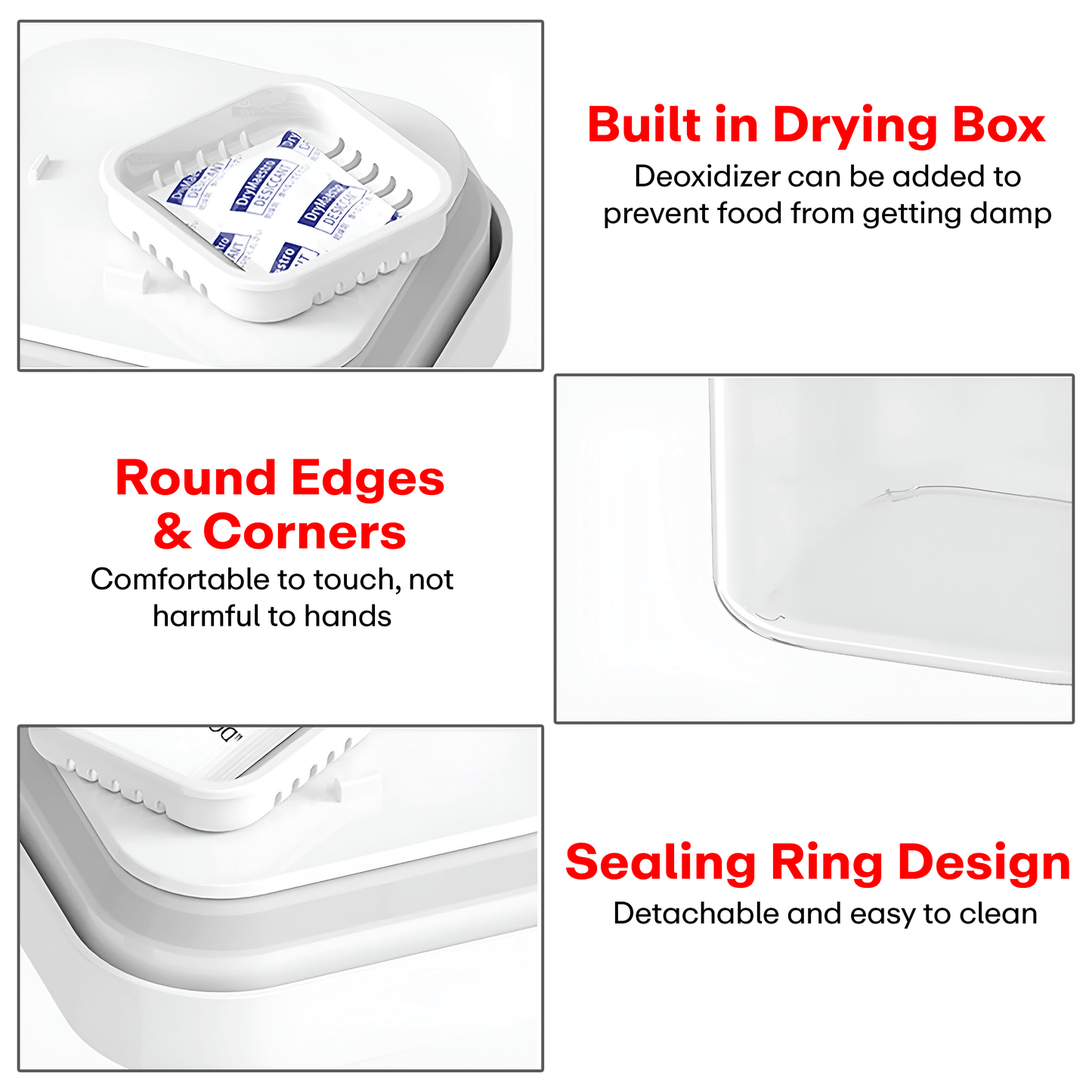 Prime Pick Air Tight Container For Kitchen Storage (1700 ML)