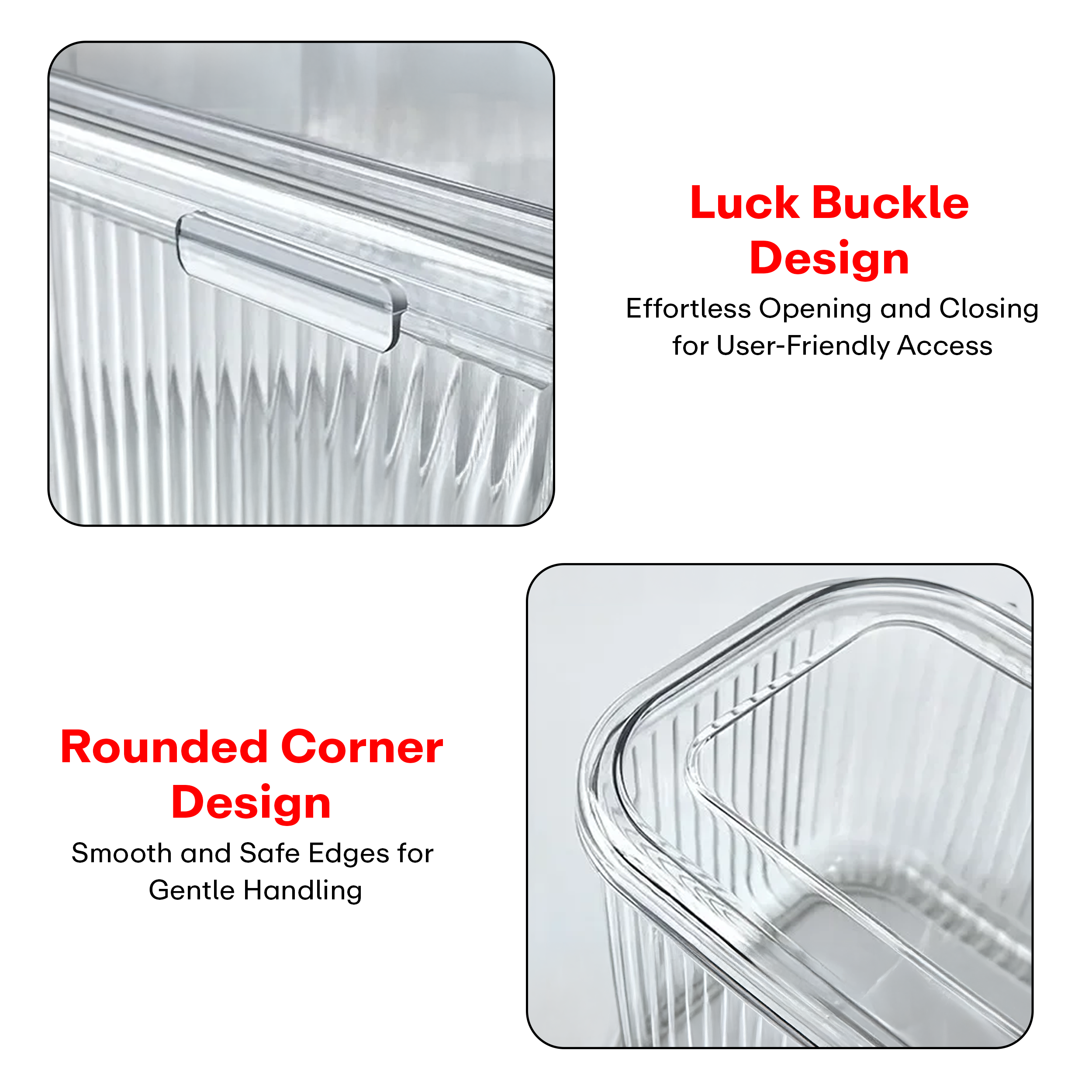 PRIME PICK Transparent Multi-Purpose Beauty Organizer